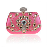 Fashion 7 Colors Women 2017 Party Shoulder Bags Ladies Crystal Evening Clutch Bag Female Wedding Gold Purses Evening Clutch Bags