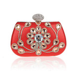 Fashion 7 Colors Women 2017 Party Shoulder Bags Ladies Crystal Evening Clutch Bag Female Wedding Gold Purses Evening Clutch Bags