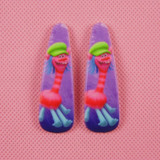 Fashion 8pcs/set Girls Trolls Colorful Hair Claws Clips Headwear Cartoon Kids Accessories