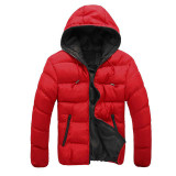 Fashion 3XL Plus Size Men Winter Jacket Men Hooded Outwear Coat Thick Padded Parka hombre invierno Zipper Slim Warm Men Clothing