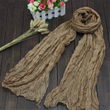 Fashion 20Colors Candy Colors Soft Trendy Long Voile Scarfs Winter Warm Scarf Women Scarf Shawl Blue