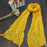 Fashion 20Colors Candy Colors Soft Trendy Long Voile Scarfs Winter Warm Scarf Women Scarf Shawl Blue