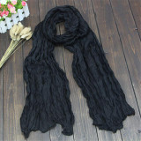 Fashion 20Colors Candy Colors Soft Trendy Long Voile Scarfs Winter Warm Scarf Women Scarf Shawl Blue