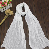 Fashion 20Colors Candy Colors Soft Trendy Long Voile Scarfs Winter Warm Scarf Women Scarf Shawl Blue