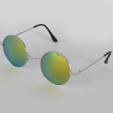 2017 Retro Round Sunglasses Women Men Brand Designer Sun Glasses Alloy Mirror Sunglasses Lentes Female oculos de sol UV400