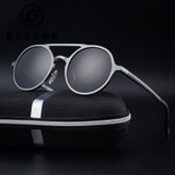 2017 Retro Aluminum Magnesium Sunglasses Polarized Lens Vintage Eyewear Accessories Sun Glasses Driving Men Round Sunglasses