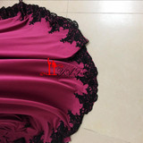 2017 Prom Dresses Evening Gowns Elegant Burgundy Deep V-Neck Long Sleeves Mermaid Appliques Lace Sweep Train Formal Dress LY630