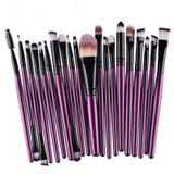 2017 Professional 20 Pcs Makeup Brushes Set Powder Foundation Eyeshadow Eyeliner Lip Cosmetic Makeup Brushes Maquiagem