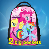 2017 princess backpack with my little pony cartoon design school bag for kid my little pony bag gift for kid my little pony back