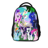 2017 princess backpack with my little pony cartoon design school bag for kid my little pony bag gift for kid my little pony back