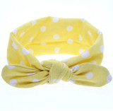 2017 Princess Baby Girl Newest Turban Headband Head Wrap Knotted Hair Band Bandeau Bebe Turbante Headwear Print For Infant Kids