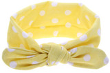 2017 Princess Baby Girl Newest Turban Headband Head Wrap Knotted Hair Band Bandeau Bebe Turbante Headwear Print For Infant Kids