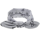 2017 Princess Baby Girl Newest Turban Headband Head Wrap Knotted Hair Band Bandeau Bebe Turbante Headwear Print For Infant Kids