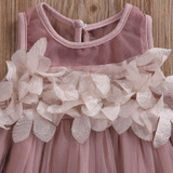 2017 Princess Baby Girls Dress Summer Sleeveless Floral Tutu Ball Gown Child Party Dresses Vestidos Clothes 0-7Y