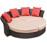 2017 poly rattan garden furniture wicker outdoor daybed