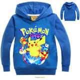 2017 Pokemon Costume Child Sweatshirt Pokemon Go Hoodie For Boys Hoodies Girls Sweatshirt Pink Sport Shirt Hoodies For Teenage