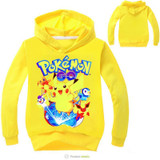 2017 Pokemon Costume Child Sweatshirt Pokemon Go Hoodie For Boys Hoodies Girls Sweatshirt Pink Sport Shirt Hoodies For Teenage