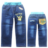 2017 Pokemon Boys Pants Jeans Trolls Jeans For Girls Jeans Spring Fall Children's Denim Trousers Kids Dark Blue Designed Pants 2017 Pokemon Boys Pants Jeans Trolls Jeans For Girls Jeans Spring Fall Children's Denim Trousers Kids Dark Blue Designed Pants