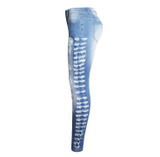 catonATOZ 2145 High Waist Jeans New Ladies Cotton Denim Pants Stretch Womens Side Ripped Skinny Denim Jeans For Female