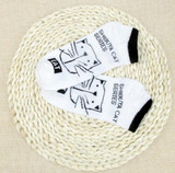 CAT Warm comfortable cotton bamboo fiber girl women's socks ankle low female invisible color girl boy hosier 1pair=2pcs