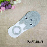 CAT summer comfortable cotton bamboo fiber girl women's socks ankle low female invisible color girl boy hosier 1pair=2pcs WS67
