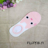 CAT summer comfortable cotton bamboo fiber girl women's socks ankle low female invisible color girl boy hosier 1pair=2pcs WS67