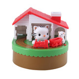 Cat Mouse Piggy Bank Animatronic Coin Money Saving Storage Box Toy Banks Collecting Saving Money Bank Gift Box Kid Children Toy