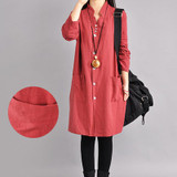 Casual women Shirt Dress Office Lady Loose Plus size Slim Vingtage Blouse Tops Dresses female Fashion Long Sleeve Dress Vestidos