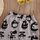 Casual Toddler Infant Kids Baby Boys Girls Harem Long Pants Cartoon Animals Trousers Pant Bottom