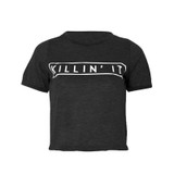 Casual Summer Women Plain Tops Pullover Short Sleeve O-neck KILLIN IT Print T-shirt