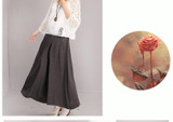 Casual Pants Women Spring Women's Loose High Waist Wide Leg Linen Pants Women Trousers Cotton Pantalon