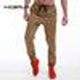 2017 Autumn Solid Color Long Cargo Pants Mens Casual chinos Trouser High Quality Cotton Sweatpants Men Harem Pants Plus Size 3XL