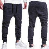 2017 Autumn Solid Color Long Cargo Pants Mens Casual chinos Trouser High Quality Cotton Sweatpants Men Harem Pants Plus Size 3XL