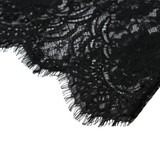 2017 Autumn New Sexy Women Blouse Embroidery High Neck Sheer Lace Crop Top Half Sleeve Mesh Shirt Clubwear Top Blusas Black