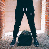 2017 Autumn New Mens Gyms Fitness Sweatpants Pant Male Bodybuilding Workout Casual Elastic Cotton Brand Trousers Joggers Pants