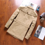 2017 autumn new men's casual long section men jacket fashion Slim thin section men coat Men Spring Overcoat Jacket Outerwear 5XL