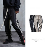 2017 Autumn New Men's Casual Fitness Joggers Harem Pants Fashion Hip Hop Retro Sweatpants Bare Zipper Pants