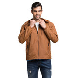 2017 Autumn New Men Brand Clothing Sportswear Men Fashion Thin Windbreaker Jacket Zipper Coats Outwear Hooded Men Jacket L-4XL