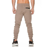 2017 Autumn New Men Casual Joggers Compression Tight Cotton Gyms Bodybuilding Pants Breathable Elastic Waist Workout  Sweatpants