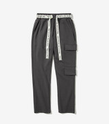 2017 Autumn New Letter Print Ribbon Men's Sweatpants Loose Casual Pants Hip Hop Streetwear Men Tide Trousers