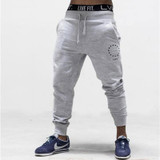 2017 Autumn New Gyms pants joggers men Casual Elastic cotton Mens Fitness Workout Pants skinny Sweatpants Trousers Jogger Pants