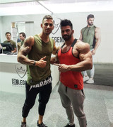 2017 Autumn New Gyms joggers Men Workout Fitness Print Cotton Gyms Pants Sweatpants Bodybuilding Pants Men Skinny Trousers