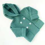 2017 Autumn New Baby Boys Sweaters Coat Kids Infant Girls Hooded Knitted Sweater Jacket for 0-2Y Girls Boys Cardigan Wholesale