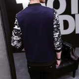 2017 Autumn Mens Jacket Coat Floral Bomber Jacket Men Slim Fit Patchwork Baseball Jackets Male Fashion Windbreaker Coat Man 5XL