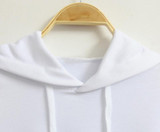 2017 Autumn Letter Print Cropped Hoodie Women Harajuku with Hoody Sweatshirt Women Pink Black Sweat Femme Oversized Hoodie