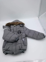 SONGGUIYING A101 Boy Warm Winter Children's Clothing Hooded Down Jackets Coats Kids Boys Cotton Thickening Outerwear Parkas Coat