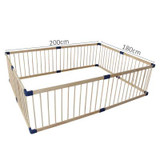 Solid wood gate baby playpen export no smell health baby fence Children's game fence Many Size