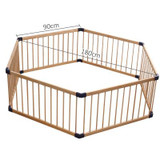 Solid wood gate baby playpen export no smell health baby fence Children's game fence Many Size