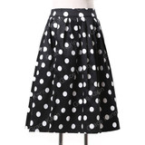 Skirts Womens Fashion Floral Print Pleated Retro Vintage 50s Skirts Pinup 60s Cotton Summer Rockabilly High Waist Women Skirt
