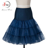 Skirts Vintage 50s 60s Women Ball Gown Tutu Skirt Swing Rockabilly Petticoat Underskirt Crinoline Fluffy Pettiskirt for Wedding